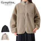 ショッピングジムフレックス Gymphlex ジムフレックス スタンドカラー ボアフリース ジャケット GY-A0249 BOL レディース