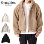 Gymphlex ジムフレックス ジップ ボアフリース パーカー GY-A0570 LTB ジャケット メンズ