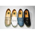 送料無料 ゴールデンフット 婦人靴 6551 パンチングカジュアルシューズ