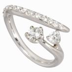 小寺智子 TOMOKO KODERA リング 指輪 ダイヤモンド 0.28ct 約2号 Pt900 3.4g プラチナ ピンキー レディース