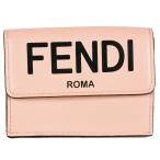フェンディ FENDI MICRO TRIFOLD 三つ折り財布 レザー 8M0395 ADP6 F1CN7 ピンク レディース