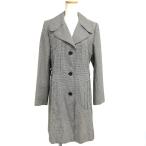 クリスチャンディオール Christian Dior コート テーラードジャケット グレー 38 ベルト欠損 レディース