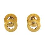  Celine CELINE двойной Circle ABF серьги 