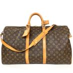  Louis Vuitton LOUIS VUITTON ключ poru55 сумка "Boston bag" монограмма парусина M41414