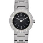 ブルガリ BVLGARI BB23SS ブルガリブルガリ 腕時計 クォーツ ブラック文字盤 SS レディース