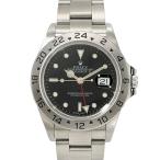 ロレックス ROLEX 16570 エクスプローラーII K番 腕時計 自動巻 ブラック文字盤 SS メンズ