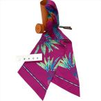 エルメス HERMES マキシツイリー ブラジル スカーフ シルク 197cm フューシャピンク レディース