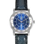ブルガリ BVLGARI ST35S ソロテンポ 35 腕時計 自動巻 ブルー文字盤 メンズ