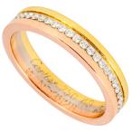 カルティエ Cartier ヴァンドーム スリーカラー リング 指輪 ダイヤモンド #49 K18 3.8g