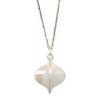 ジョージジェンセン Georg Jensen リーフ ネックレス SV925 9.5g シルバー DENMARK