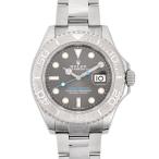 ロレックス ROLEX ヨットマスター 116622 ランダム PT×SS メンズ 時計 自動巻き ダークロジウム グレー文字盤