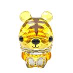 スワロフスキー SWAROVSKI 寅 タイガー Vigorous Tiger オブジェ 置物 5302562 イエロー 干支 十二支 虎