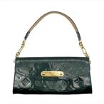 ショッピングヴェルニ ルイヴィトン LOUIS VUITTON サンセット ブルーバード ショルダーバッグ モノグラム ヴェルニ M93680 ダークグリーン TH1099 レディース