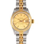 ロレックス ROLEX 69173 デイトジャスト 7桁 9番台(1986年製造) 腕時計 自動巻 シャンパンモザイク文字盤 YG×SS レディース