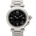 カルティエ Cartier 2324(W31043M7) パシャC 腕時計 ブラック文字盤 SS ボーイズ
