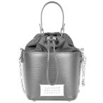 メゾン マルジェラ Maison Margiela 5AC バケットバッグ ブラック レザー シルバー金具 S61WG0035P0396 2WAYハンドバッグ