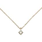 エテ ete ネックレス ダイヤモンド 0.06ct K18PG ピンクゴールド レディース