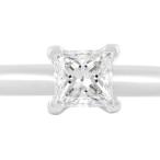 ティファニー Tiffany&amp;Co ダイヤモンド 0.32ct ソリティア リング プリンセスカット Pt950 #11.5