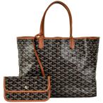 ゴヤール GOYARD サンルイ PM トートバッグ ブラウン ポーチ付