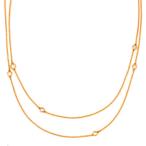 ティファニー Tiffany&amp;Co バイザヤード スプリンクル ネックレス 9P ダイヤモンド K18PG ペンダント エルサ・ペレッティ