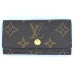  Louis Vuitton LOUIS VUITTONmyurutikre4 чехол для ключей монограмма парусина M69517 M62631 Brown Gold металлические принадлежности CT4177 частный печать иметь 