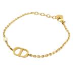 クリスチャンディオール Christian Dior プチ CDロゴ ブレスレット メタル レジンパール1P