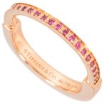 ショッピングティファニー ティファニー Tiffany&Co. ティファニーロック スモール リング 指輪 約11号 K18PG 4.2g ピンクゴールド
