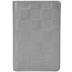  Louis Vuitton LOUIS VUITTON футляр для карточек бур nai The -duposhu Damier Efini черный N63197