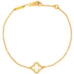 ヴァンクリーフ&amp;アーペル Van Cleef&amp;Arpels スウィート アルハンブラ ブレスレット マザーオブパール K18YG