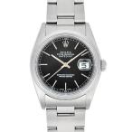 ロレックス ROLEX デイトジャスト 16200 SS F番 メンズ 自動巻き 時計 黒文字盤