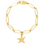 ティファニー Tiffany&amp;Co. スターフィッシュ ブレスレット K18YG 8.8g イエローゴールド エルサペレッティ ヒトデ ユニセックス