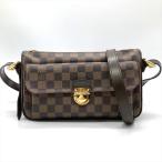 ショッピングルイヴィトン ルイヴィトン LOUIS VUITTON ラヴェッロ GM ショルダーバッグ ダミエ エベヌ N60006 ブラウン ゴールド金具 VI3059 レディース