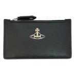 ショッピングWestwood ヴィヴィアンウエストウッド Vivienne Westwood PU GRAIN カードケース 51110039 ブラック シルバー金具 フラグメントケース