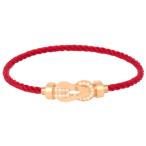 フレッド FRED シャンス アンフィニ MM ブレスレット ダイヤモンド K18PG レッドケーブル #15 0B0108