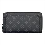ルイヴィトン LOUIS VUITTON トランク ジッピーウォレット ラウンドファスナー M80558 ブラック モノグラム エクリプス