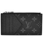  Louis Vuitton LOUIS VUITTON монета карта держатель футляр для карточек кошелек для мелочи .nowa-ru монограмма Eclipse парусина Taiga кожа M30271