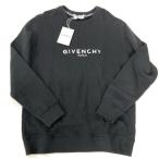 ji van si.GIVENCHY Vintage Logo тренировочный хлопок BM700U30AF черный SS(XS) 20AW