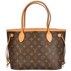 ルイヴィトン LOUIS VUITTON ネヴァーフル PM トートバッグ モノグラム キャンバス M40155 ブラウン VI2150 レディース