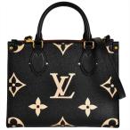 ショッピングLOUIS ルイヴィトン LOUIS VUITTON オンザゴーPM ハンドバッグ モノグラム アンプラント M45659 ブラック