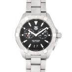 タグホイヤー TAG Heuer アクアレーサー ウォッチアラーム SS メンズ クォーツ 時計 ブラック文字盤 WAY111Z.BA0928