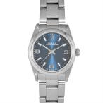 ロレックス ROLEX 77080 オイスターパーペチュアル K番(2001年製造) 腕時計 自動巻 ブルー文字盤 メンズ