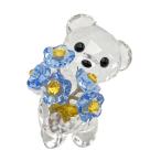  Swarovski SWAROVSKI Chris Bear незабудка four ge Tommy узел произведение искусства украшение 5427993 прозрачный цветок Kris Bear Forget me not