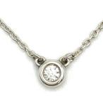 ティファニー Tiffany&Co. バイザヤード ネックレス ダイヤモンド SV925 1.6g シルバー レディース