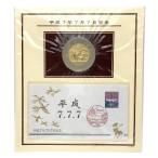  эпоха Heisei 7 год 7 месяц 7 день память золотой медаль оригинальный золотой 40g медаль коллекция 