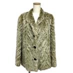 cpr натуральный мех жакет мех мех зеленый женский 