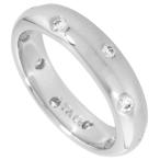 ティファニー Tiffany&Co. ドッツ リング 指輪 ダイヤモンド 約8号 Pt950 レディース