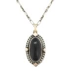ジョージジェンセン Georg Jensen イヤーペンダント 2004 ネックレス オニキス SV925 シルバー デンマーク