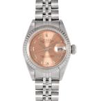 ロレックス ROLEX 69174 デイトジャスト W番(1995年頃製造) 腕時計 自動巻 ピンク文字盤 WG×SS レディース