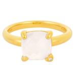 ポンテヴェキオ Ponte Vecchio ムーンストーン ダイヤモンド K18YG リング #11