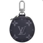 ルイヴィトン LOUIS VUITTON イヤホンケース エテュイ・イヤホン モノグラム エクリプス レザー ブラック GI0496